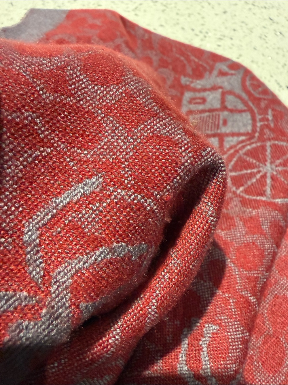 Coach Horse & Carriage Oversized Scarf -NWT - Picture 5 of 5
